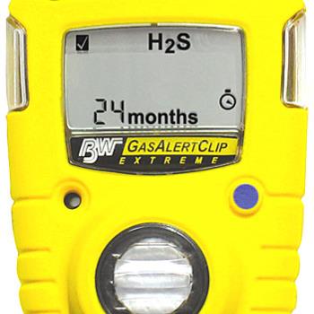 BW Technologies GasAlertClip Extreme Single Gas Detector