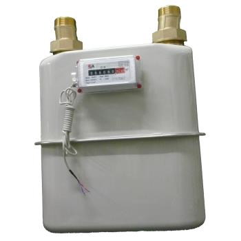 GA Meters G16 Meter Gas Steel Body with Pulse and N&T Meter Gas Meters