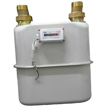 GA Meters G25 Meter Gas Steel Body with Pulse and N&T Meter Gas Meters