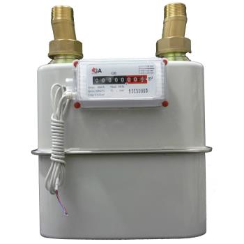GA Meters G6 Meter Gas Steel Body with Pulse and N&T Meter Gas Meters