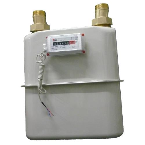GA Meters G16 Meter Gas Steel Body with Pulse and N&T Meter