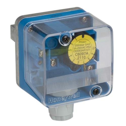 Honeywell C6097A, B Series Pressure Switch